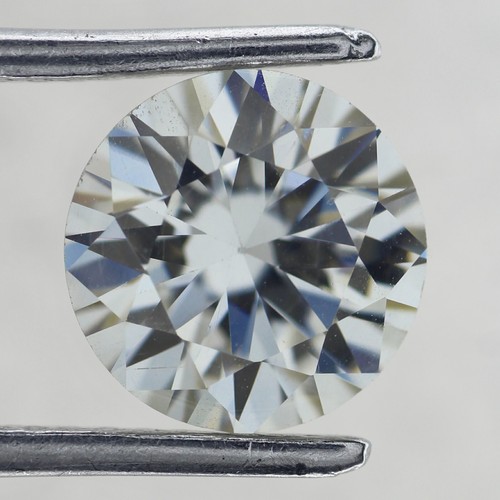 Off White Round Cut Loose Moissanite Lab Diamond VVS Polished Faceted Jewelry - Picture 2 of 24
