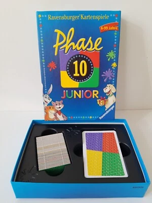 Phase 10 Junior Kartenspiel von Ravensburger Familienspiel Kinderspiel - Bild 1 von 4