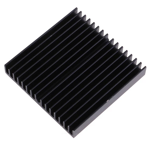 1pcs 60*60*10mm Black Aluminum Radiator Motherboard Chip Heatsink B-;h