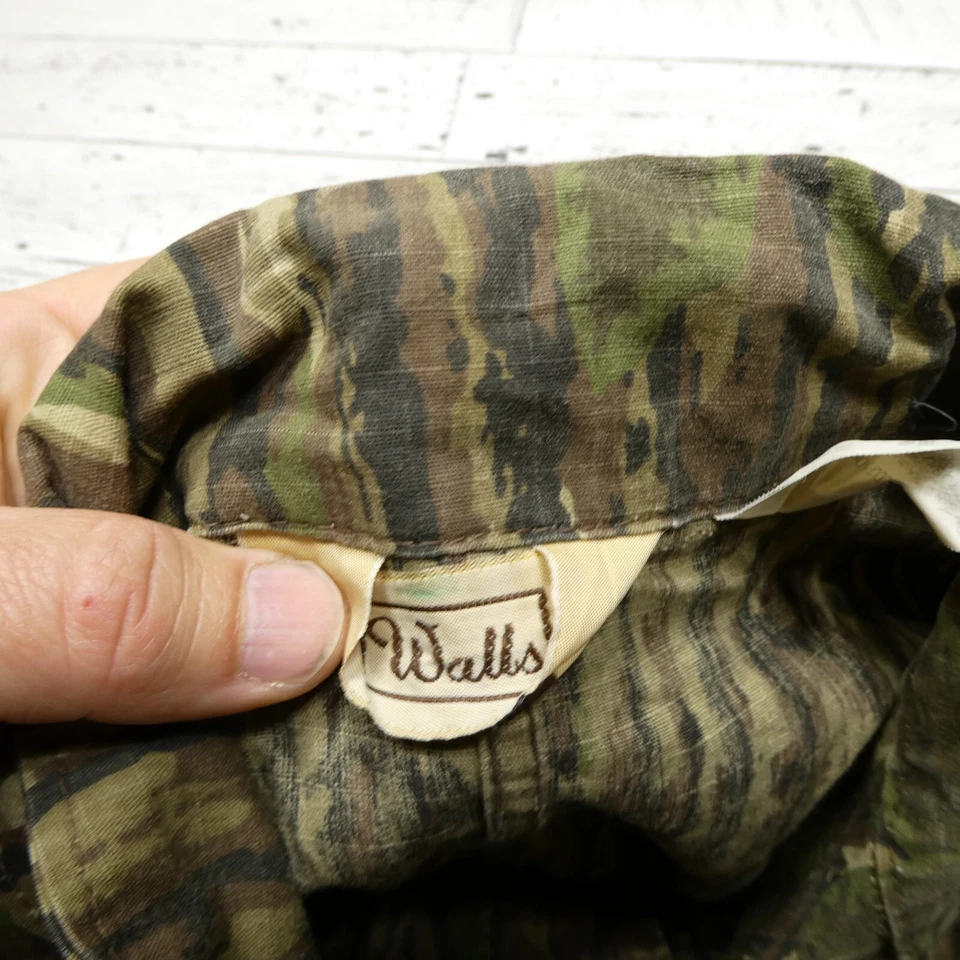 Vintage Walls Coveralls Size L RealTree Original Cotton Canvas Hunting USA Made - Image 4 of 4
