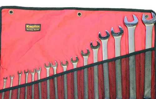 Long Shank Combination Ring Open Spanner 8pc/12/14pc/16pc/25pc Set Lift Warranty - Picture 6 of 7