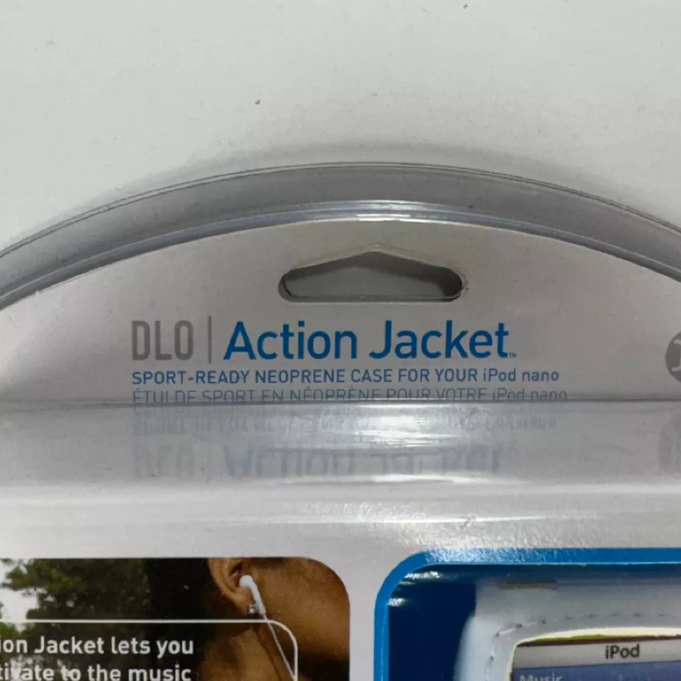 DLO Action Jacket Sport Ready Neoprene Case iPod Nano White Belt Clip Arm Band - Image 2 of 4