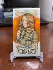 2021 Topps Allen and Ginter Chrome Mini Sarah Tiana Orange Parallel /25