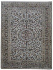 10x13'  Traditional Signed Kashaan Rug  LIGHT GREEN   81165