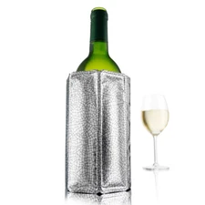 NEW Vacu Vin Active Wine Cooler Silver