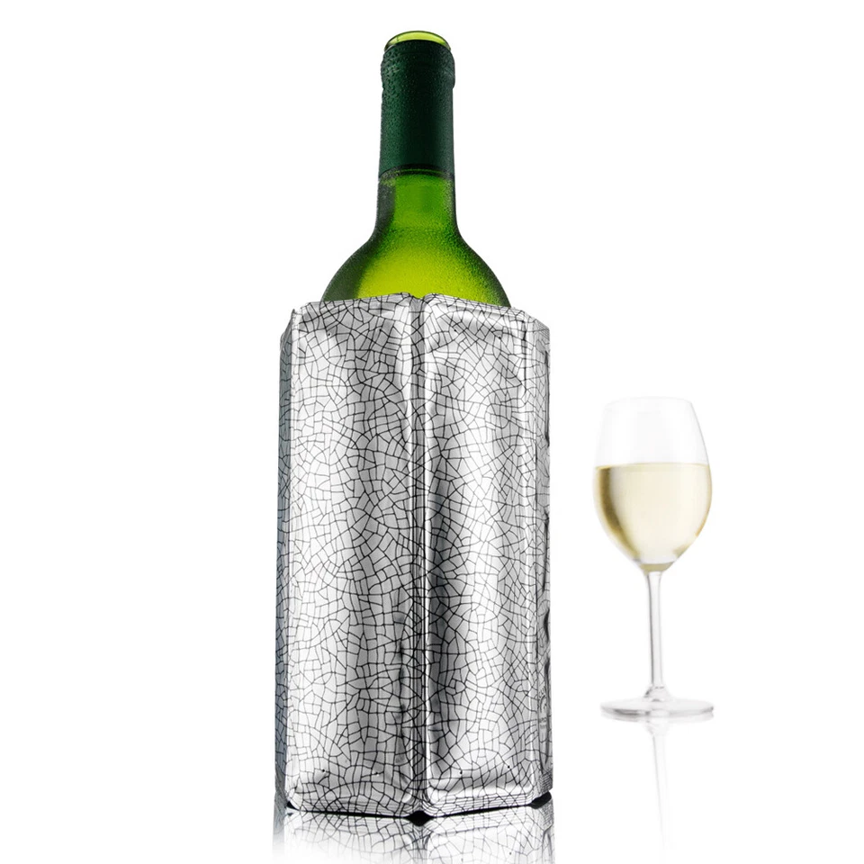 NEW Vacu Vin Active Wine Cooler Silver