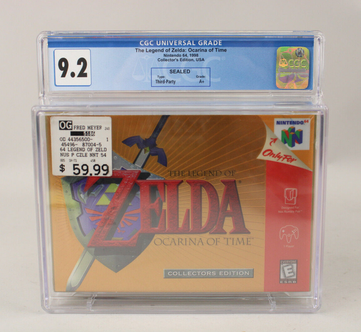 Legend of Zelda: Ocarina of Time - Collector's Edition (Nintendo 64, 1998)  for sale online