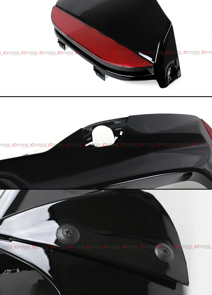 Difusor trasero estilo M5 negro brillante para BMW G30 serie 5 17-23 con parachoques deportivo M Foto 4 de 4