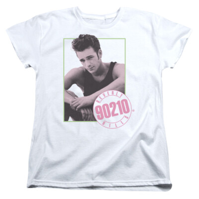 BEVERLY HILLS 90210 DYLAN - Luke Perry In Character - Women's Fitted T-Shirt