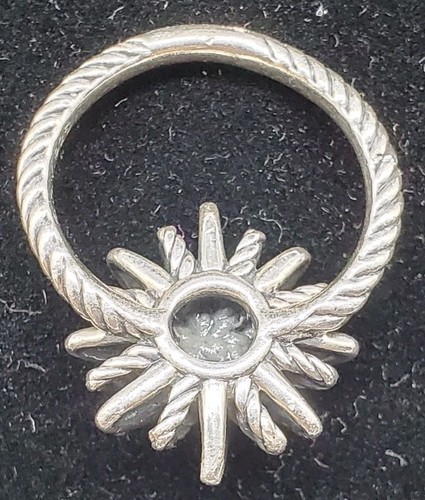 4,62 g 925 Sterling David Yurman Starburst Anhänger mit Pave Diomanden EJ291 - Bild 2 von 3