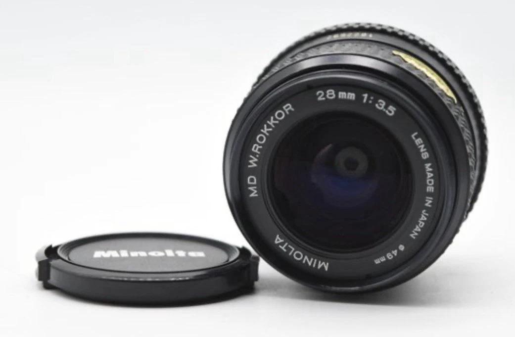 Minolta f/3.5 Camera Lenses 28mm Focal Just Listed 2026
