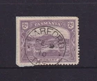 TASMANIA · 1910: clear strike of HARFORD Type 1a cds on a 2d Pictorial