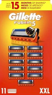 Gillette Fusion5 Rasierer-Nachfüllpackungen für Männer, 11 Rasierklingen-Nachfüllpackungen - (Original)
