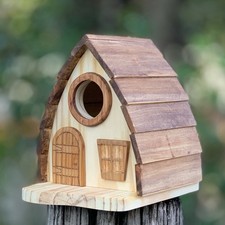 Wooden Whimsical Bird House Version 2. Now With Removable Floor 