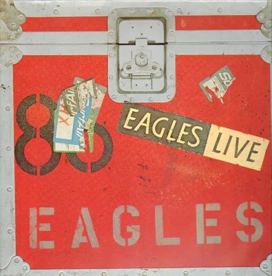 Eagles Eagles Live EMBOSSED COVER, POSTER NEAR MINT WEA 2xVinyl LP