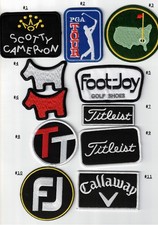 YOU PICK Pro Golf Club Embroidered Iron-on Patch