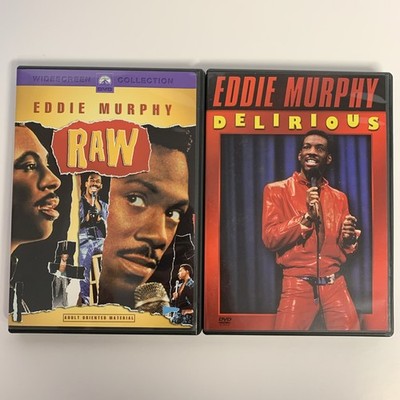 Eddie Murphy Raw Delirious Stand Up Comedy 2 DVD Lot Uncensored 80s