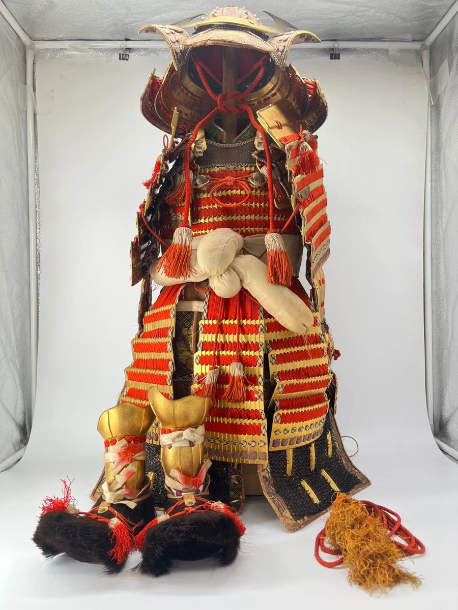 伝統的な日本の武具 鎧 極美品 多色古董日本装甲| eBay