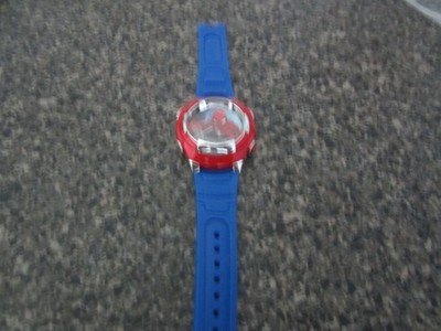 Spiderman Digital Watch - Marvel Comics - Accutime - Missing Buckle - Blue Band