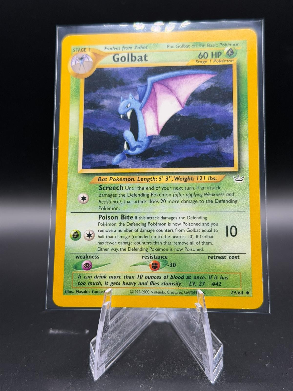 Golbat 29/64 Uncommon Neo Revelation Pokemon Unlimited Near Mint