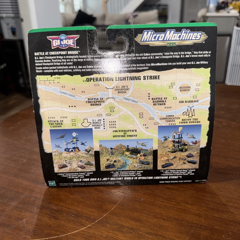 NEW Micro Machines Military G.I. Joe BATTLE AT BAZOOKA BUNKER '99 RARE - Image 3 of 4