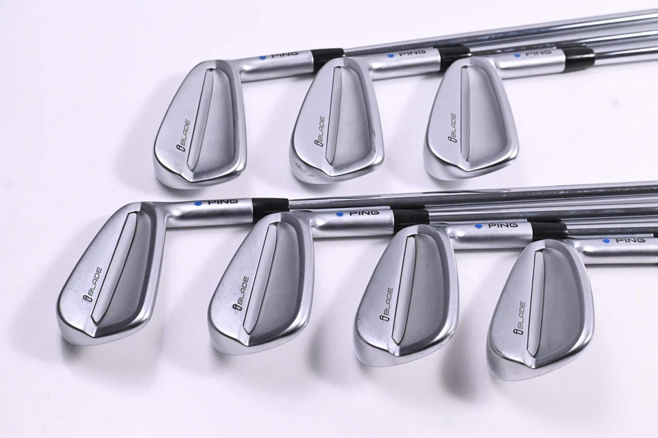 Ping iBlade Irons / 4-PW / Blue Dot / Regular Flex Ping AWT 2.0 Shafts - Image 2 of 4