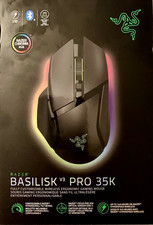 RAZER - Basilisk V3 Pro 35K - Ergonomic Wireless Gaming Mouse - FACTORY SEALED