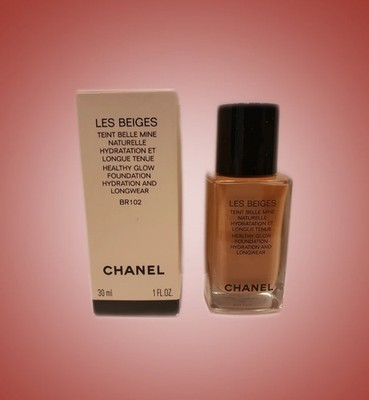 Chanel Les Beiges Healthy Glow Foundation Hydration And Longwear #BR102 1 Fl Oz