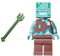 Lego Minecraft Minifigur - Min281 - Ertrunkener - Aus 21598