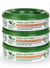 Nursery Fresh Diaper Pail Refills, 3 Refill Pack, 7 Layer Film