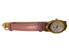 Meister Anker Damenuhr Elegant Lila Leder Armbanduhr Quarz Uhr
