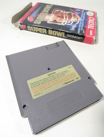 Tecmo Super Bowl & NES Football (Nintendo NES, 1991) Game Cartridge & Box