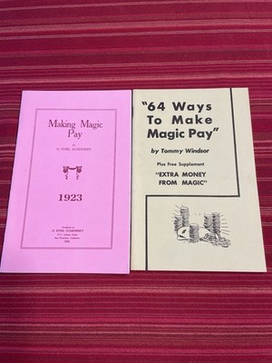 Ways To Make Magic Pay Booklets. Magic. Tricks.