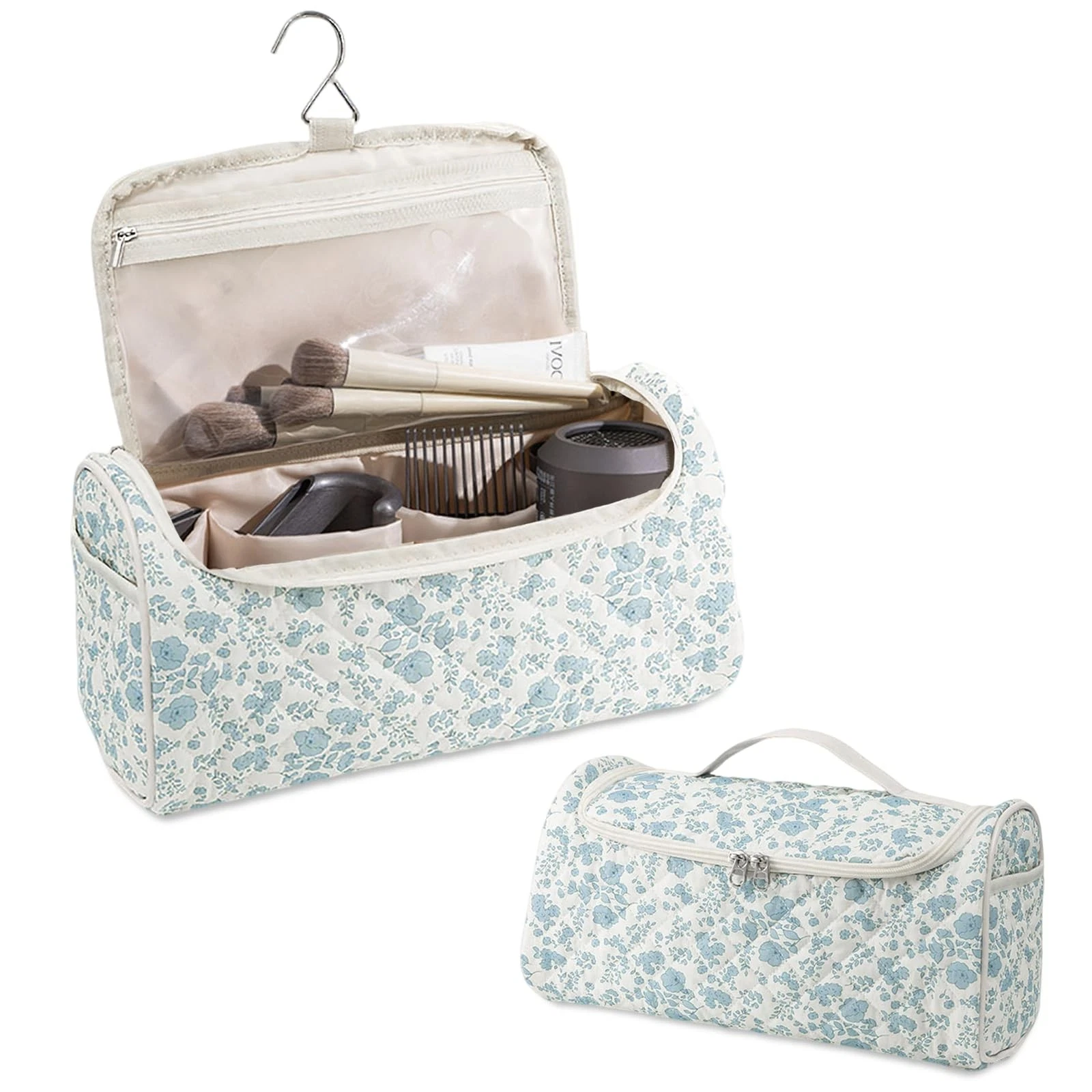 Hair Tools Travel Organizer Bag Quilted Makeup Bag with Compatible Dyson Airw...