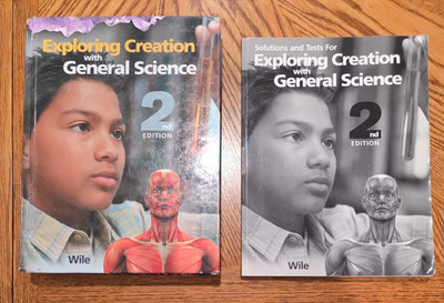 Apologia Exploring Creation General Science 2nd Text,Solutions & Test NO WRITING