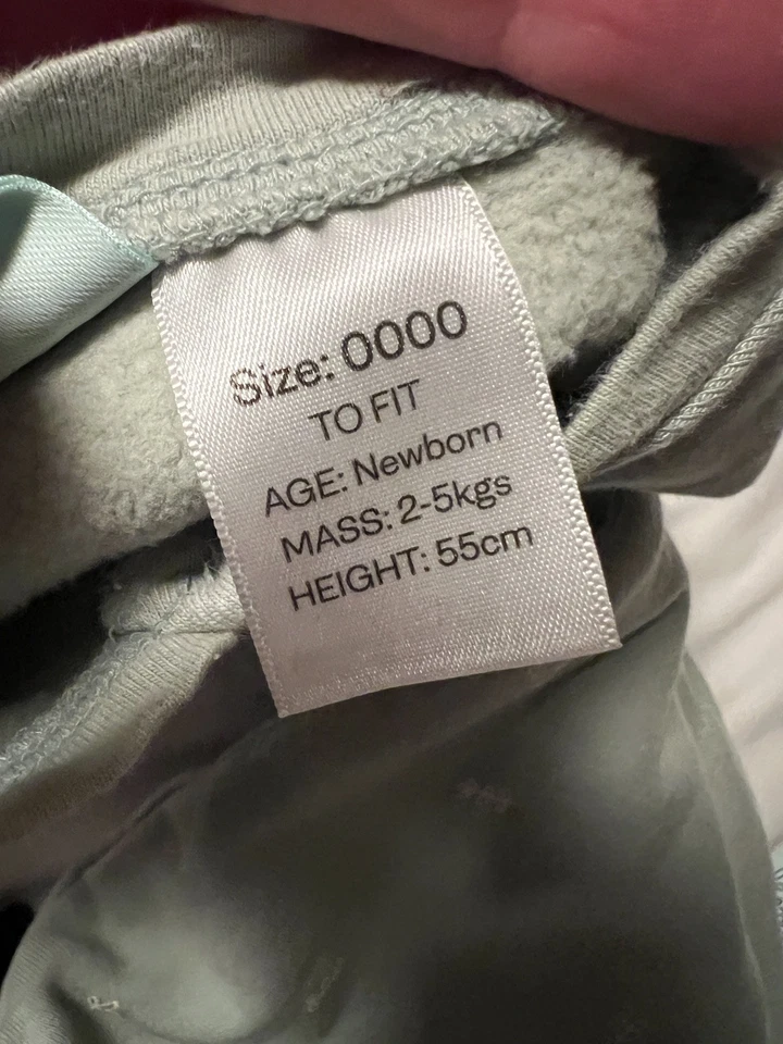 Ergo Pouch Saco de Dormir Talla 0000 Recién Nacido Hoja Verde Bebé Foto 2 de 4