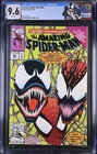 AMAZING SPIDER-MAN #363 (1992) CGC 9.6 Direct Edition Bagley / Emberlin Cover