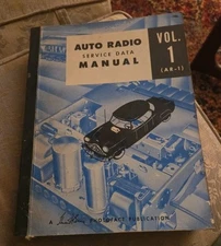 Howard W. Sams Photofact Auto Radio Service Data Manual  AR-1 Vol 1 CAR Radio