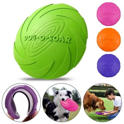 Large Soft Dog Frisbee   Flexible Durable Flying Disc for Fun Fetch & Chew