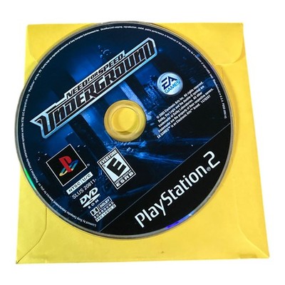 Sony PlayStation 2 PS2 Disc Only Tested Need for Speed Underground 2003 BL