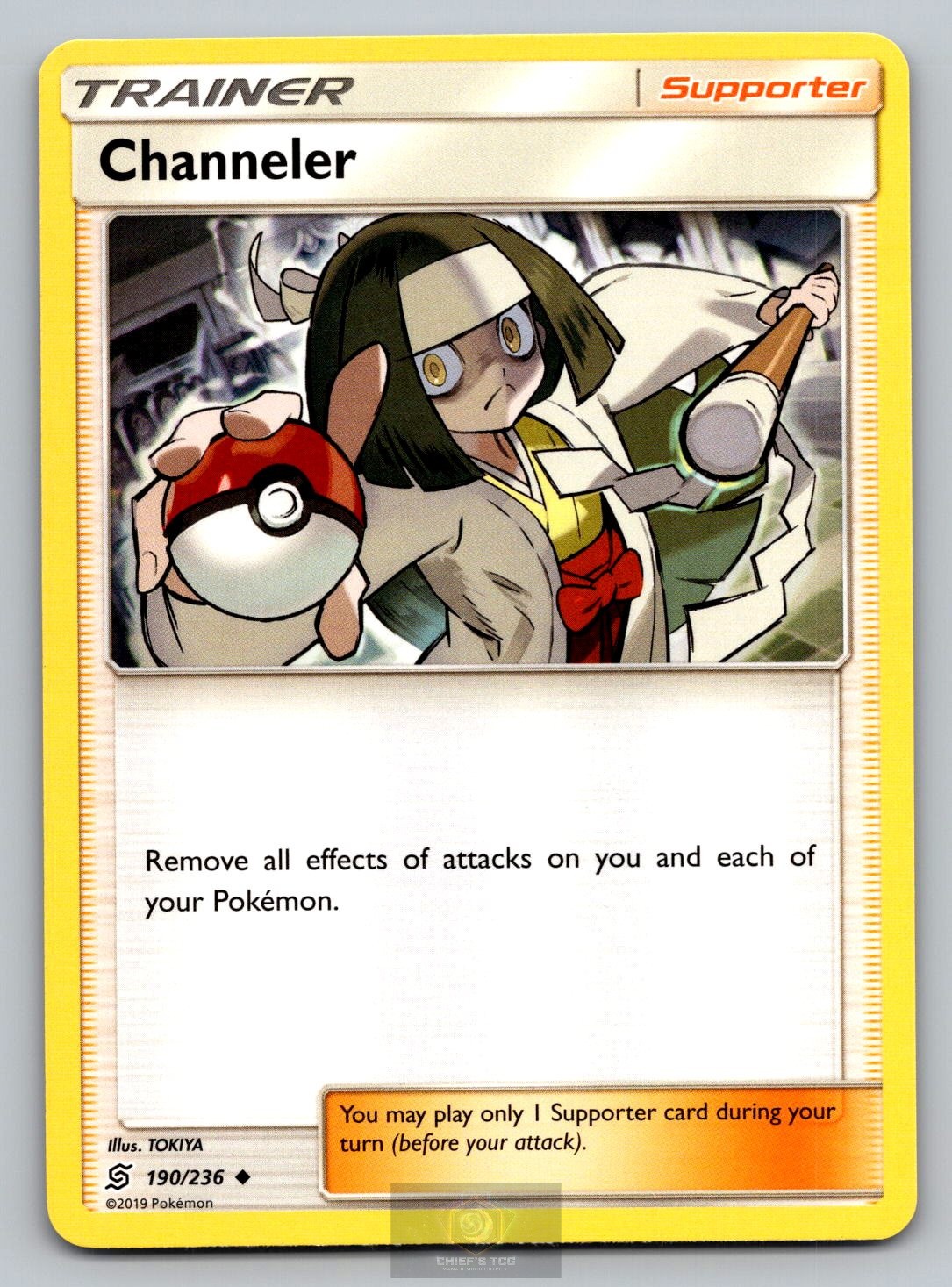 CHANNELER 190/236 UC UNIFIED MINDS POKEMON NM/M