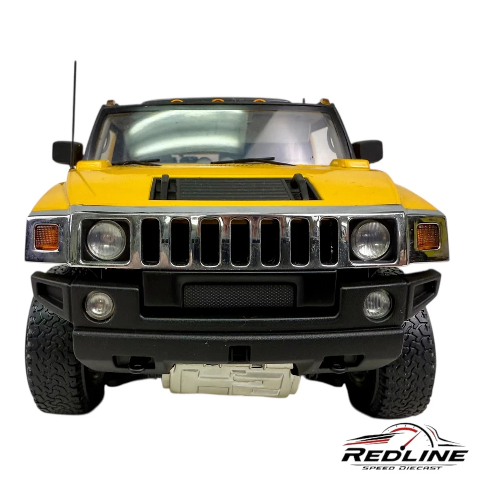 🇺🇸🇺🇸🇺🇸HIGHWAY 61 2006 HUMMER H2 YELLOW 1:18 C1🇺🇸🇺🇸🇺🇸 - Image 3 of 4