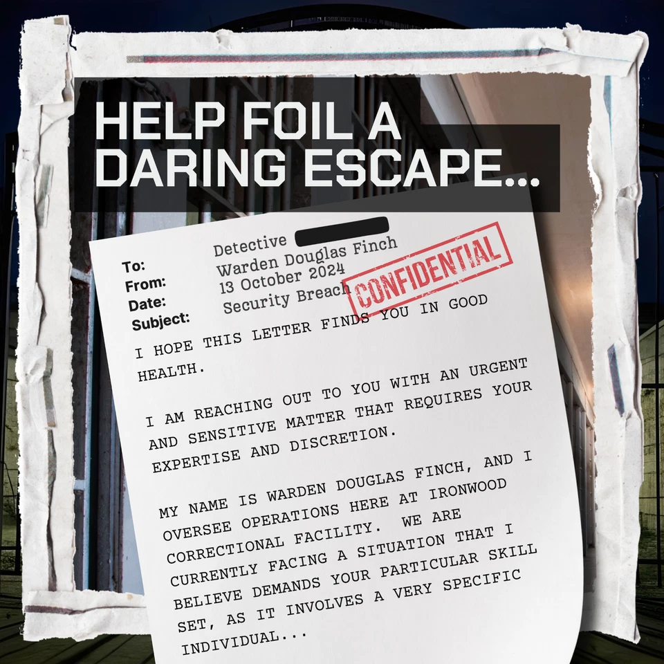 Ciphergram: At Home Escape Room – Physical & Digital Mystery in An Envelope - Image 3 of 4