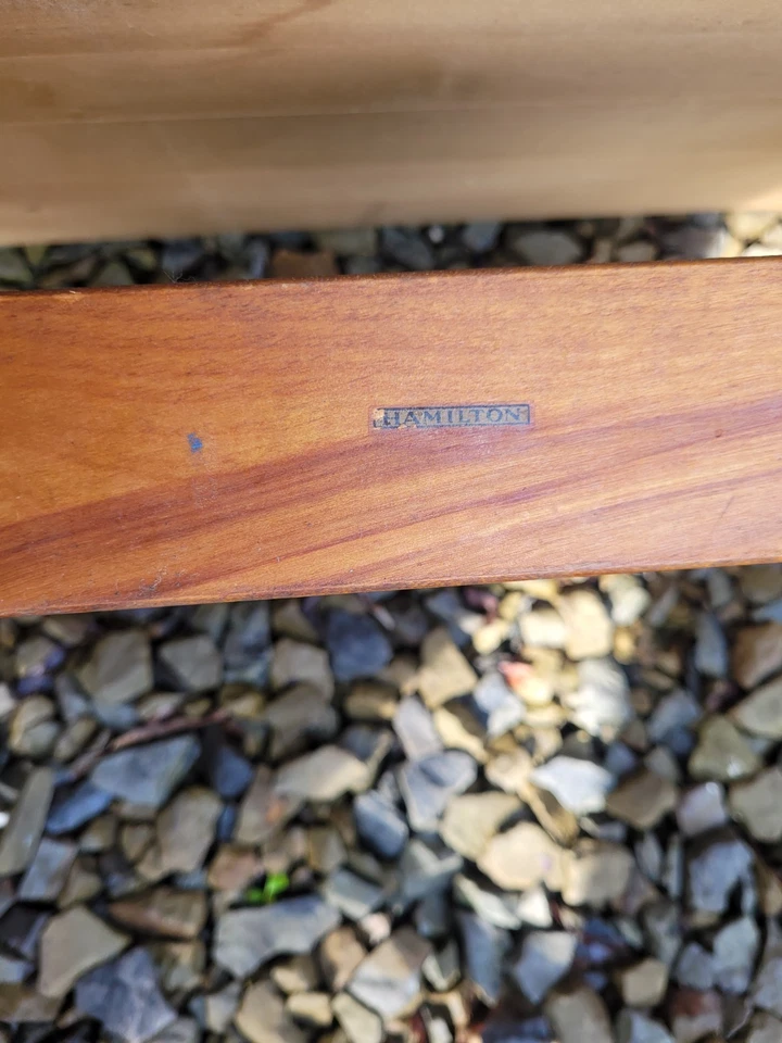 Vintage Hamilton Dietzgen Wood Drafting Table Adjustable Read As Is 31x42 Top - Image 2 of 4