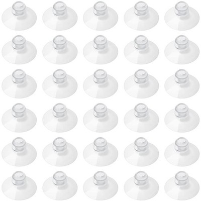 30mm 30 Pieces Small Suction Cups Clear Thick Without Hooks Without Holes, Pr...