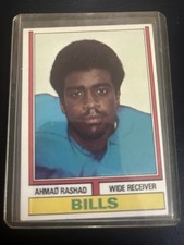 1974-75 Ahmad Rashad Topps #105 Rookie Buffalo Bills RC VG/EX