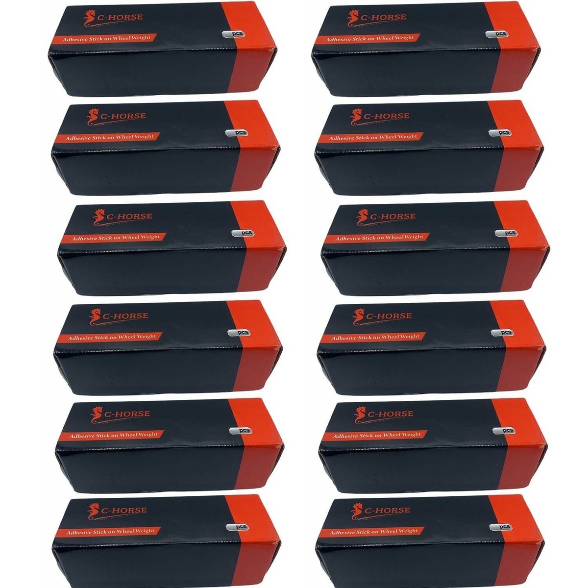 12 Cajas De Pesas De Equilibrio 1/4 Oz (4320 Piezas) Con Cinta Adhesiva – Recubrimiento De Zinc