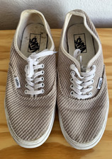 VANS Damen Sneaker Low Top Sportschuh Schnürung Beige/Weiß EU 39