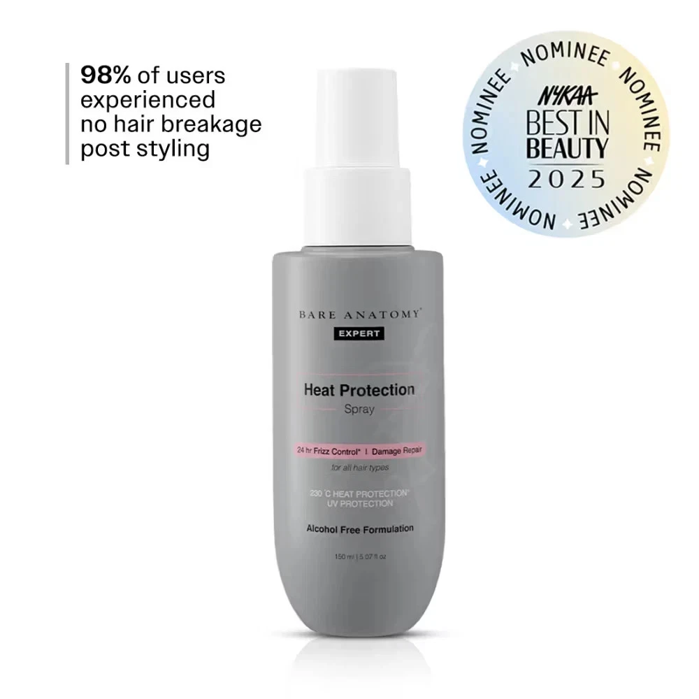 Bare Anatomy Heat Protection Hair Spray Heat Protection Hair Serum 150ml
