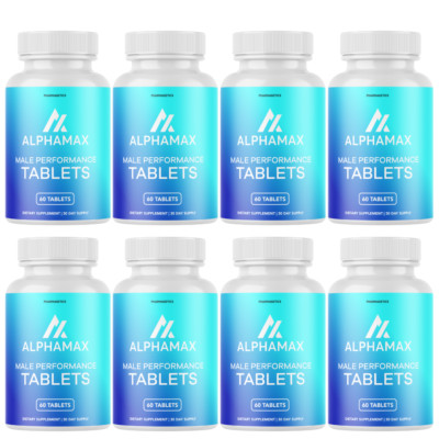 Alpha Max Tablets, Alpha Max Advanced Formula Wellness Support - 8 Bottles
